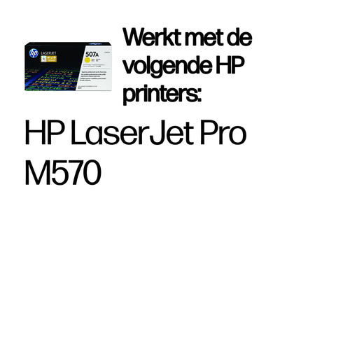 HP 507A originele gele LaserJet tonercartridge