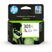 HP 301XL originele high-capacity drie-kleuren inktcartridge