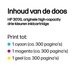 HP 301XL originele high-capacity drie-kleuren inktcartridge