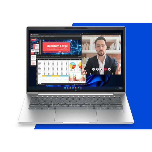 HP EliteBook 6 G2i 14 Next Gen AI PC Intel Core Ultra 7 355 Laptop 35,6 cm (14") WUXGA 24 GB DDR5-SDRAM 512 GB SSD Wi-Fi 7 (802.11be) Windows 11 Pro Zilver QWERTY