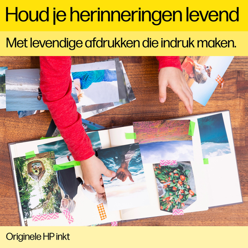 HP zwarte inktcartridge, gewoon papier