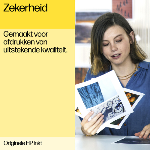 HP zwarte inktcartridge, gewoon papier