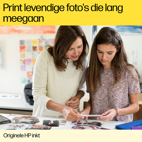 HP zwarte inktcartridge, gewoon papier