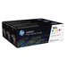 HP 305A originele cyaan/magenta/gele LaserJet tonercartridge, 3-pack