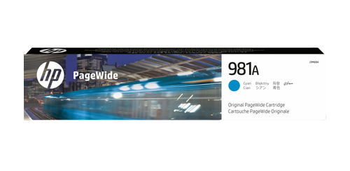 HP 981A originele cyaan PageWide cartridge