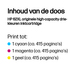 HP 62XL originele high-capacity drie-kleuren inktcartridge