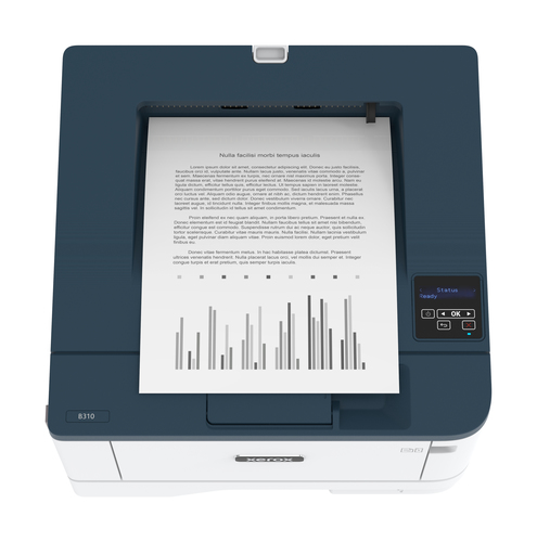 Xerox B310 A4 40 ppm draadloze dubbelzijdige printer PS3 PCL5e/6 2 laden totaal 350 vel UK