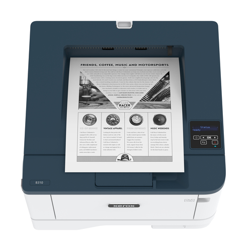 Xerox B310 A4 40 ppm draadloze dubbelzijdige printer PS3 PCL5e/6 2 laden totaal 350 vel UK