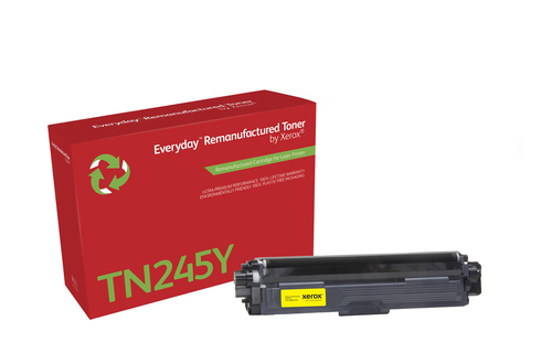 Everyday ™ Geel Remanufactured Toner van Xerox compatible met Brother (TN245Y), High capacity