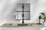 Neomounts DS60-600BL2V Monitorarm voor twee schermen 10-32"