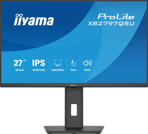 iiyama ProLite XB2797QSU-B1 computer monitor 68,6 cm (27") 2560 x 1440 Pixels Quad HD LED Zwart