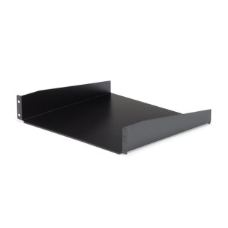 StarTech.com 2U Server Rack Schap - Universele Rack Mount Cantilever Shelf voor 19" Netwerk Kast & Apparatuur - Heavy Duty Staal - Capaciteit 20kg - Diepte 41cm (16”) - Zwart