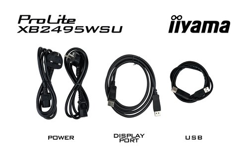 iiyama ProLite XB2495WSU-B1 computer monitor 61,2 cm (24.1") 1920 x 1200 Pixels WUXGA LCD Zwart