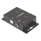 StarTech.com 2-poort Industriële USB naar Seriële Adapter Hub Wandmontage met DIN-Rail Clips
