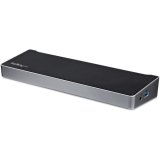 StarTech.com Triple Monitor USB 3.0 Docking Station met 2x 4K DisplayPort & HDMI - 5 Port USB-A Hub (1x Fast-Charge), 3.5mm Audio, GbE - USB Type A Universeel Laptop Dock voor MacOS / Windows