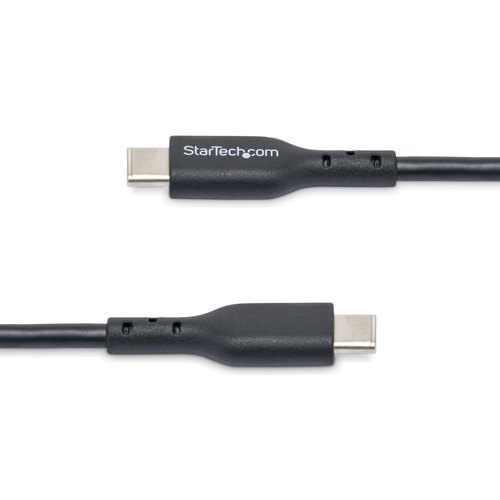StarTech.com 1m USB-C Laadkabel, 2 Pack, USB C Kabel, USB 2.0 Type-C Laptop Oplaadkabel, 60W 3A Power Delivery, TPE Mantel, USB-C Data Transfer Kabel, M/M