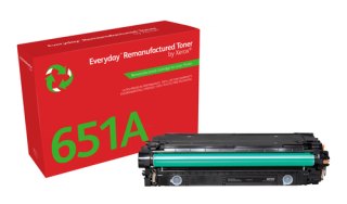 Everyday ™ Zwart Remanufactured Toner van Xerox compatible met HP 651A 650A 307A (CE340A/CE270A/CE740A), Standaard capaciteit