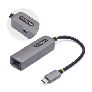 StarTech.com USB-C naar Ethernet Adapter, NIC, 100W PD Pass-Through, USB 3.0 Type-C 1Gbps Multi Speed Netwerk Adapter, Gigabit Ethernet, Thunderbolt Compatibel, Windows & Mac