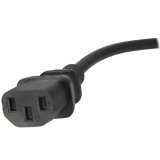 StarTech.com 1m UK Computer Stroomkabel, BS 1363 naar C13, 18AWG, 10A 250V, Zwart, AC Vervangkabel, Kettle Lead / UK Voedingskabel voor PC en Netwerk Apparatuur, TV/Monitor Voedingskabel
