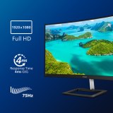 Philips E Line 322E1C/00 computer monitor 80 cm (31.5") 1920 x 1080 Pixels Full HD LCD Zwart