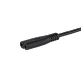 StarTech.com 2m UK Laptop Stroomkabel, BS 1363 naar C7, 2.5A 250V, 18AWG, Zwart, UK Laptop Vervangkabel, Printer Voedingskabel, Laptop Lader Kabel / Laadkabel, UL-Listed