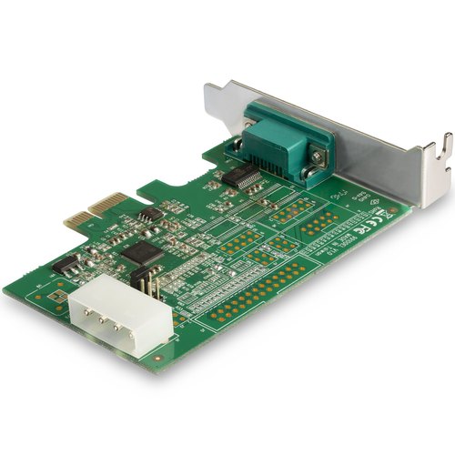 StarTech.com 4 Port PCI Express RS232 Seriële Kaart, PCIe RS232 Serial Host Controller Kaart, PCIe naar Serial DB9 Adapter Kaart, 16950 UART Uitbreidingskaart, Windows & Linux