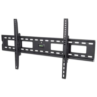 Manhattan Wandbeugel voor TV’s en monitoren (Kantelbaar), voor schermen 37"–75", VESA-compatibiliteit: van 200×200 tot 800×400 mm (controleer de afmetingen van de vier montagegaten aan de achterzijde), max 75 kg, zwart