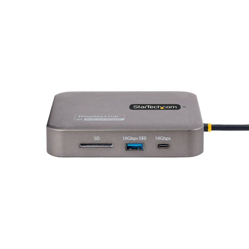 StarTech.com USB C Docking Station, Dual 4K 60Hz HDMI compatibel met Macbook Pro (M1/M2/M3/M4) en Windows, USB-A/USB-C 10Gbps Hub, 100W Power Delivery, GbE, SD, 56cm Kabel