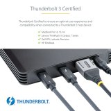 StarTech.com 4 Bay Thunderbolt 3 NVMe Behuizing voor M.2 NVMe SSD Drives, SSD M.2 Enclosure, 1x DisplayPort Video/ 2x TB3 Downstream Poorten, 40Gbps, 72W Power Supply, Externe Harde Schijf Behuizing
