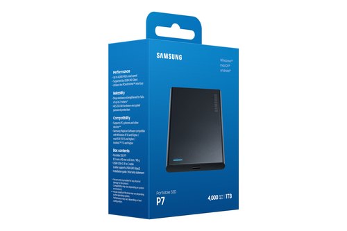 Samsung Portable SSD P7 USB 4.0 Gen 3x2 1TB