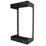 StarTech.com 2 Post 18U Heavy-Duty Wandmonteerbare Server Rack, 19" Open Frame Netwerk Rack met Verstelbare Diepte, Data Rack voor IT/AV/Patchpaneel/Computer Apparatuur, Incl Kooimoeren en Schroeven