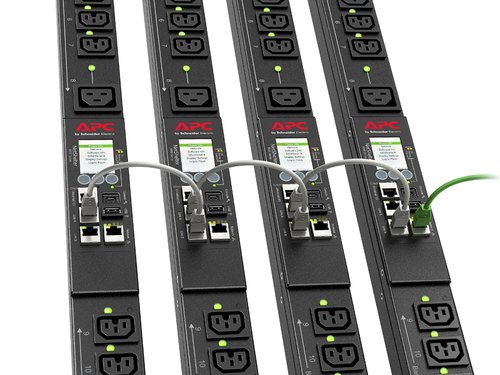 APC Rack PDU APDU9953, Switched, 0U, 32A, 230V, (21x) C13 & (3x) C19, IEC 309 32A stekker