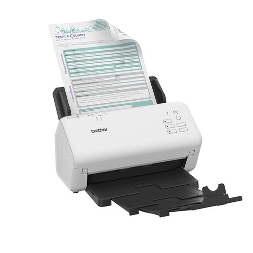 Brother ADS-4300N scanner ADF-scanner 600 x 600 DPI A4 Zwart, Wit