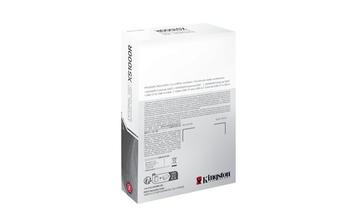Kingston Technology 2TB XS1000 Red External USB 3.2 Gen 2 Draagbare Solid State Drive