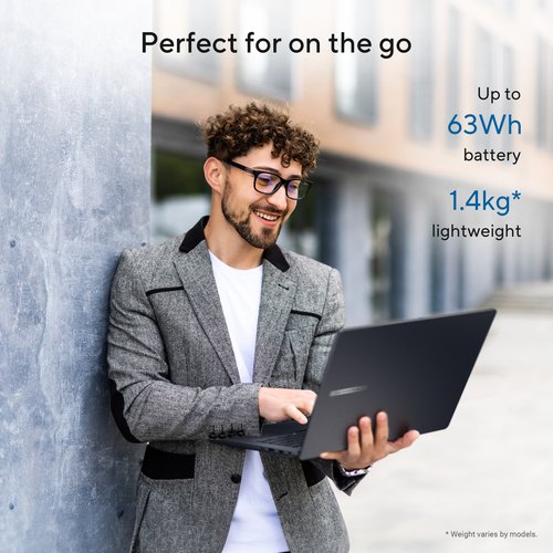 ASUS ExpertBook B3 B3405CCA-LY0758X Intel Core Ultra 5 225H Laptop 35,6 cm (14") WUXGA 16 GB DDR5-SDRAM 512 GB SSD Wi-Fi 6E (802.11ax) Windows 11 Pro Zwart, Grijs AZERTY Belgisch
