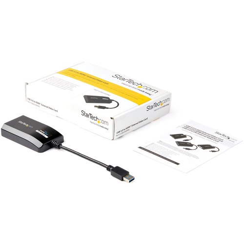 StarTech.com USB 3.0-naar-HDMI externe Multi-Monitor grafische videoadapter voor Mac & pc – DisplayLink gecertificeerd – HD 1080p