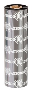 Zebra 2300 Wax thermal ribbon 300 m Zwart