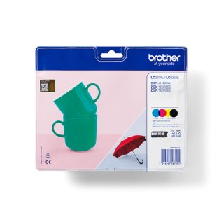 Brother LC-227XLVALBP inktcartridge 4 stuk(s) Origineel Zwart, Cyaan, Magenta, Geel