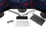 StarTech.com 4K USB-C Dock, Triple UHD 4K Monitor Docking Station, Mac & Windows, USB C to HDMI & DisplayPort, 100W Power Delivery, 5x USB 5Gbps Hub