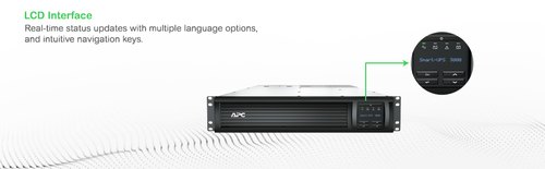APC Smart-UPS SMT3000RMI2UC- 8x C13, 1x C19, USB, Rackmount 2U, SmartConnect, 3000VA