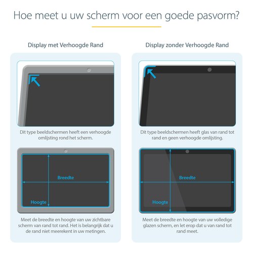 StarTech.com 22-inch 16:9 Computer Monitor Privacy Filter, Anti-Glans Privacyscherm met 51% Blauw Licht Reductie, Monitor Screen Protector met +/- 30 Grad. Kijkhoek