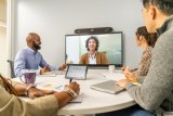 HP Poly Studio X52 All-In-One Video Bar zonder radio of netsnoer GSA/TAA