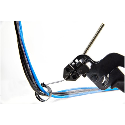 StarTech.com 22 cm Metalen Kabelbinders 7 mm Breed, 55 mm Bundeldiameter, 45 kg Treksterkte Nylon gecoat 316 Roestvrij Staal Zelfsluitende en Detecteerbare Metalen Snelbinders 50 stuks