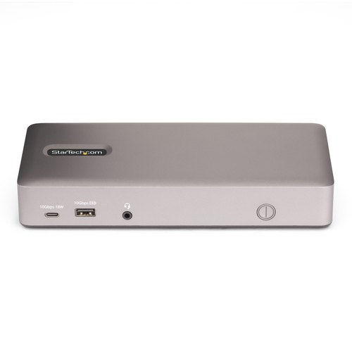 StarTech.com Triple-Monitor USB4 Docking Station, 4K 60Hz HDMI of DisplayPort, 100W Laptop Charging, 2.5GbE, USB-C Multi-Monitor Dock, Zonder Drivers