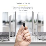StarTech.com 25-Pack Universeel Laptop Kabelslot 2m, Security Kabel met Gedeelde Sleutel, Compatibel met Noble Wedge&reg;/Nano/K-Slot, Antidiefstal Snijbestendige Kabel