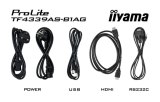 iiyama TF4339AS-B1AG computer monitor 108 cm (42.5") 3840 x 2160 Pixels 4K Ultra HD LED Touchscreen Zwart