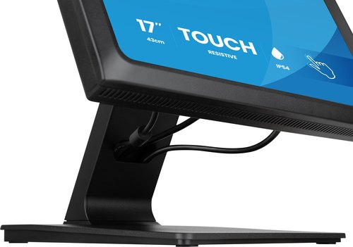 iiyama ProLite T1731SR-B2S computer monitor 43,2 cm (17") 1280 x 1024 Pixels SXGA LCD Touchscreen Tafel Zwart
