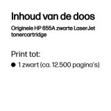 HP Originele 655A zwarte LaserJet tonercartridge