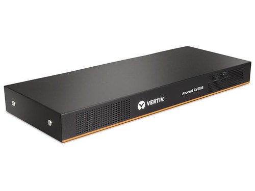 Vertiv Avocent AV 3108 KVM-switch Rack-montage Zwart