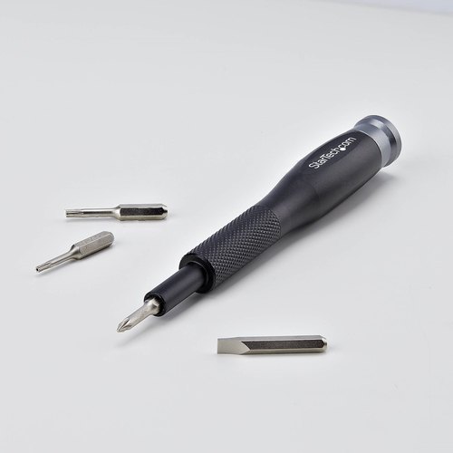 StarTech.com 40-Delige Computerreparatie Toolkit voor Laptop/PC/Electronica/Telefoon, 30-Bit Precisie Schroevendraaierset, Verwijderbaar Deksel met Magnetisch Werkvlak, Pry Tools